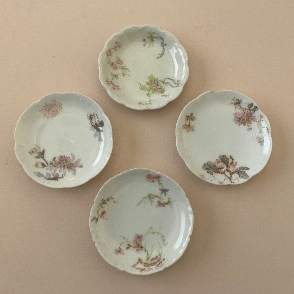 Vintage Butter Pats Haviland Limoges Johnson Bros.